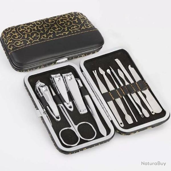 Set Manucure Pdicure Inox 12 pcs