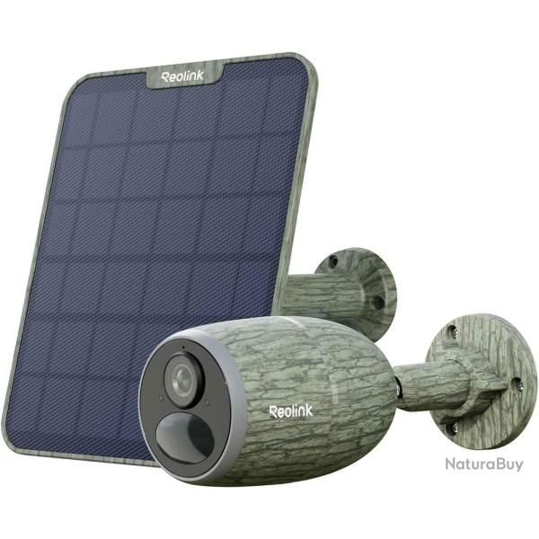 REOLINK GO G330 - CAM�RA 4G LTE EXT�RIEURE SANS FIL 4MP - AVEC PANNEAU SOLAIRE AUTONOME