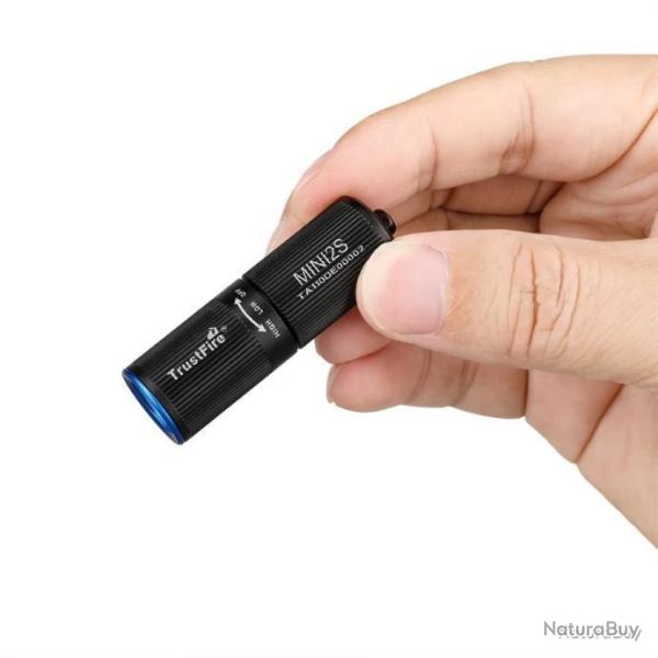 Lampe torche ultra mini tanche jusqu' 2m - trustfire mini 2S - LIVRAISON GRATUITE