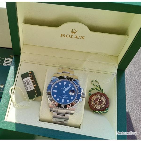 Montre rolex submariner date 116610, possible change avec ajout diffrence prix