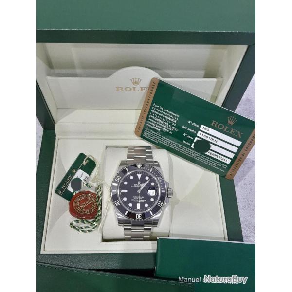 Rolex submariner date 116610 �change possible revolver Husqvarna ou vente 9550�