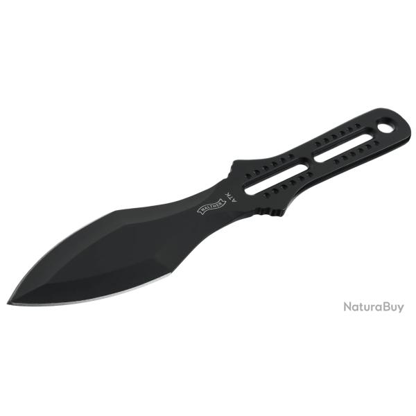 Lot de 2 couteaux de lancer Walther ATK Lame acier 420 140mm +tui