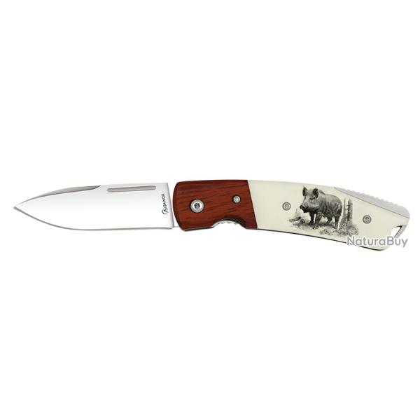 Couteau pliant Sanglier lame 7,7 cm