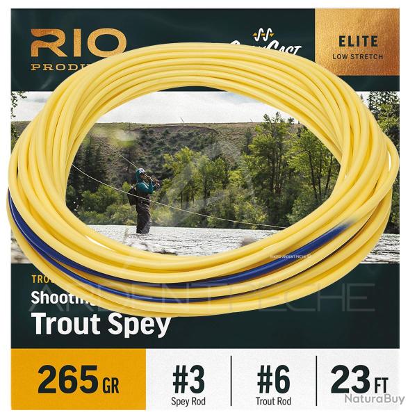 Soie RIO ELITE Shooting Head Trout Spey SHD 5