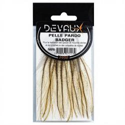 Plumes DEVAUX Pelle Pardo Badger