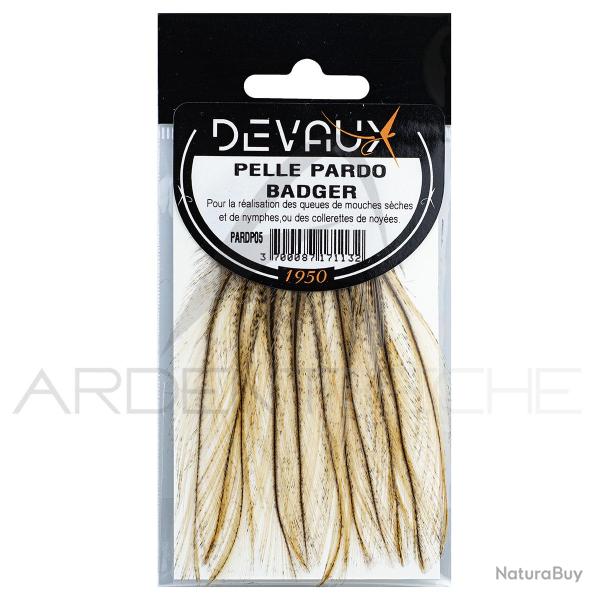 Plumes DEVAUX Pelle Pardo Badger