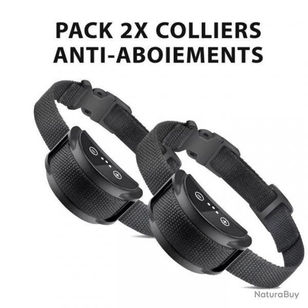 2x COLLIERS ANTI-ABOIEMENT AUTOMATIQUES POUR CHIEN TOUTES TAILLES