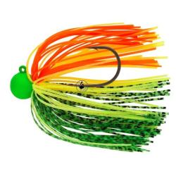 Leurre Daiwa Tournament Rubber Jig SAQ SAS RH 7g Green Yellow Orange