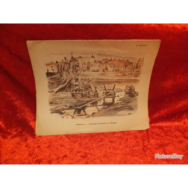 Lot de 8 Affiches de la grande Guerre. Authentique pas de photocopie.