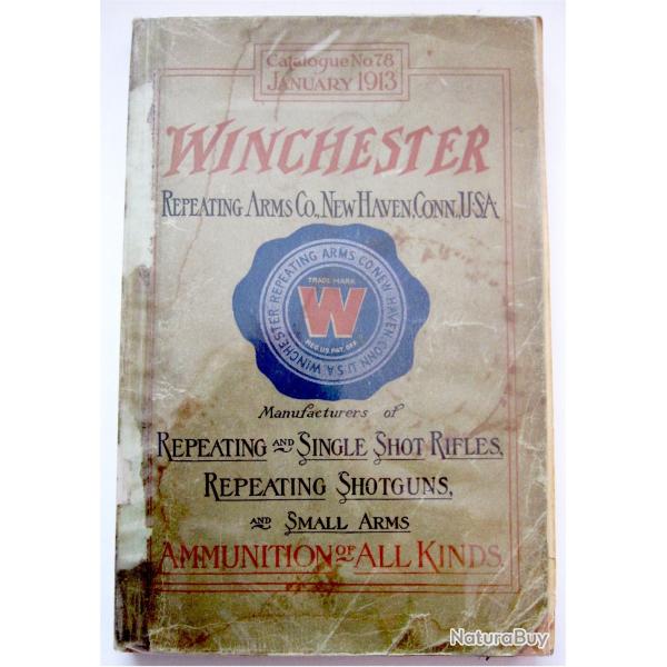 Winchester catalogue liste de prix no 78 de 1913