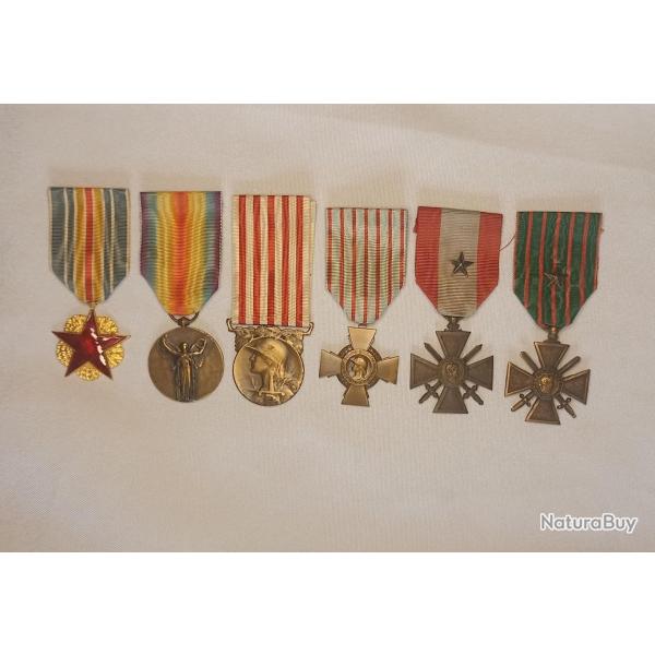 M�dailles Poilu grande Guerre fran�ais 14/18