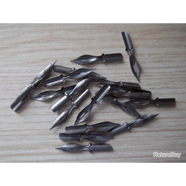 lot 20 plumes vintage BLANZY POURE & CIE. mod�le ZEPHYR