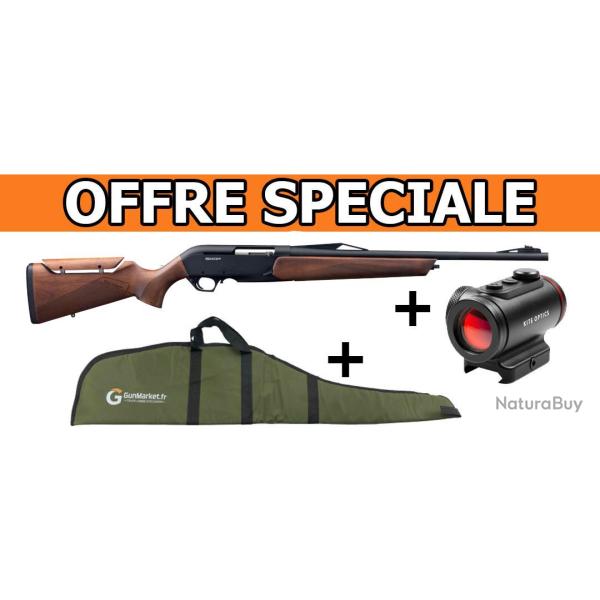 OFFRE SPECIALE - CARABINE SEMI-AUTO WINCHESTER SXR2 FIELD AJUSTABLE CALIBRE 300WIN + POINT ROUGE KIT
