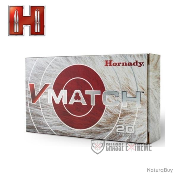 20 Munitions HORNADY Cal 6mm Creedmoor 80gr Eld-Vt