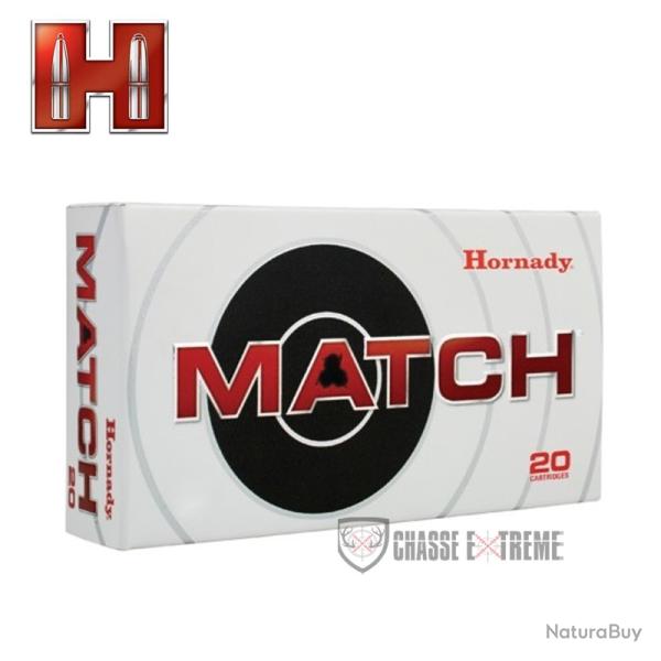20 Munitions HORNADY Cal 6mm Creedmoor 108gr Eld-Match