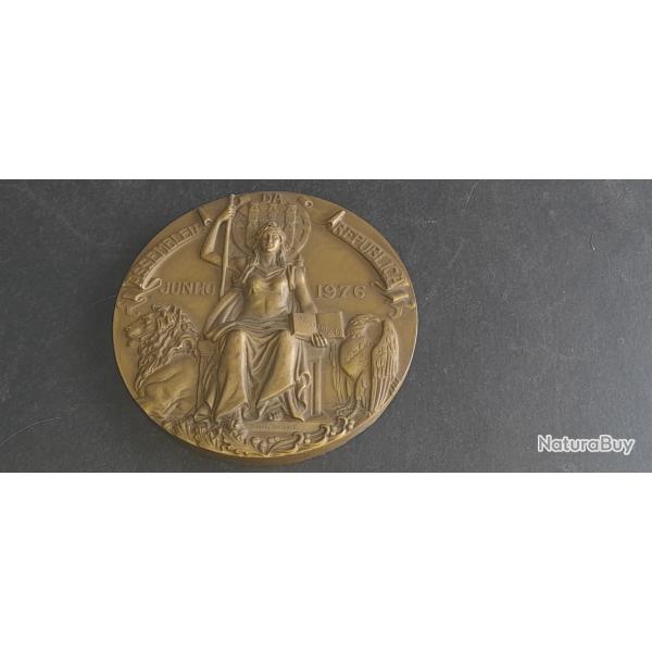 MEDAILLE BRONZE PORTUGAL 1976