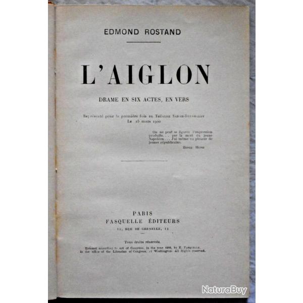 L'Aiglon - Edmond Rostand