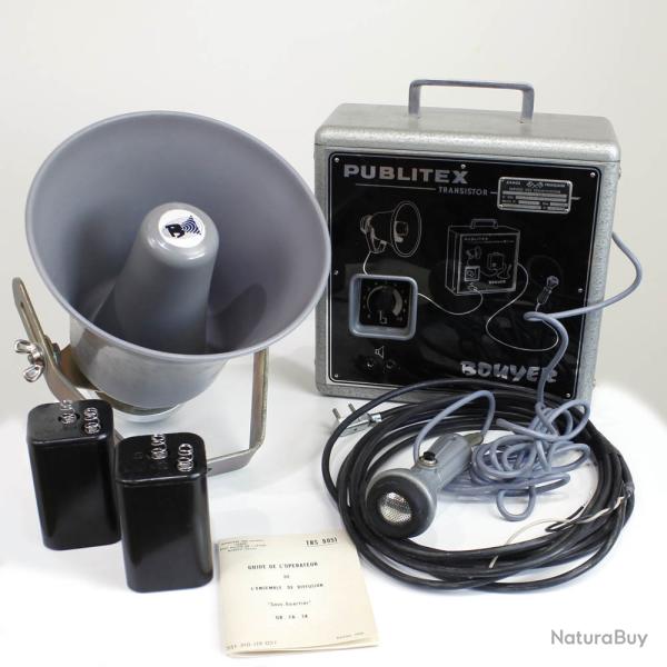 Mgaphone Porte voix Arme Franaise TRS 9051 -radio anne 60 / 70