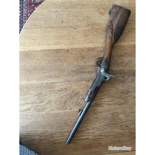 Ancien fusil de chasse cours 71 cm