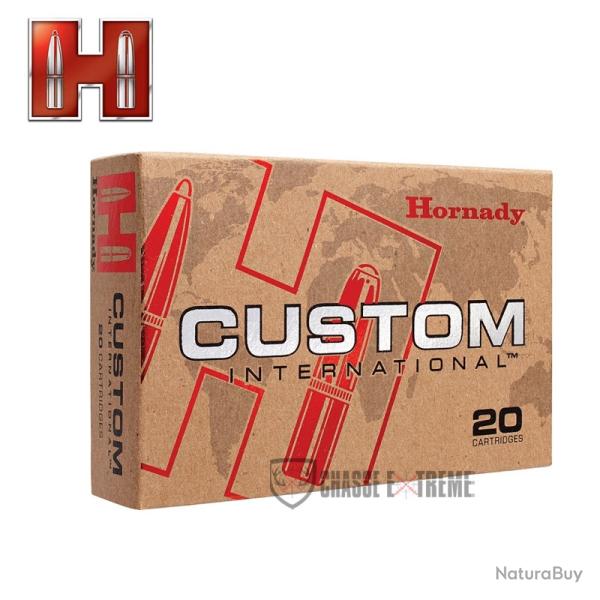20 Munitions HORNADY Custom International Cal 6.5X55 140Gr GMX