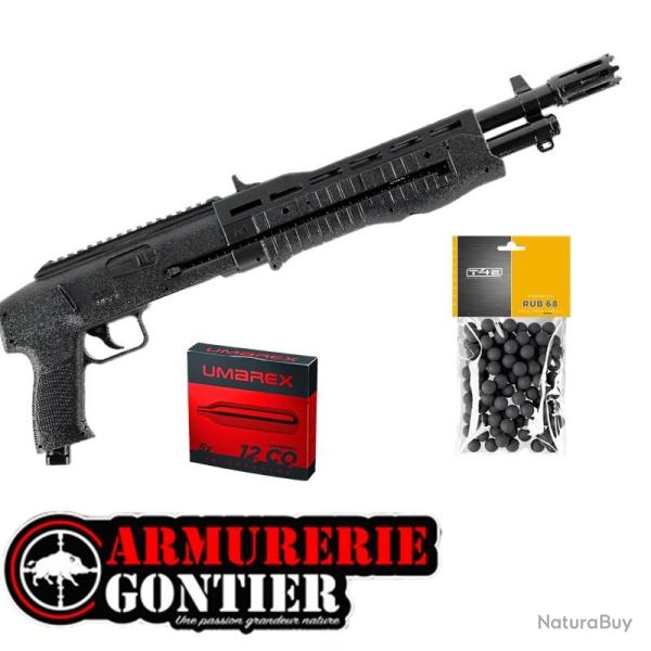 PACK PRET A TIRER T4E UMAREX T4E TB68 GEN2 16J (100 BILLES, 5 CO2)