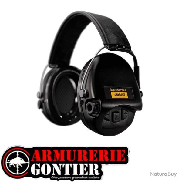 Casque SORDIN SUPR�ME PRO-X NOIR