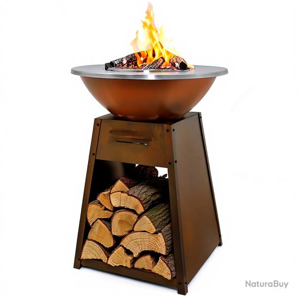 Brasero 2 en 1 - Acier inoxydable - Plancha - Livraison rapide