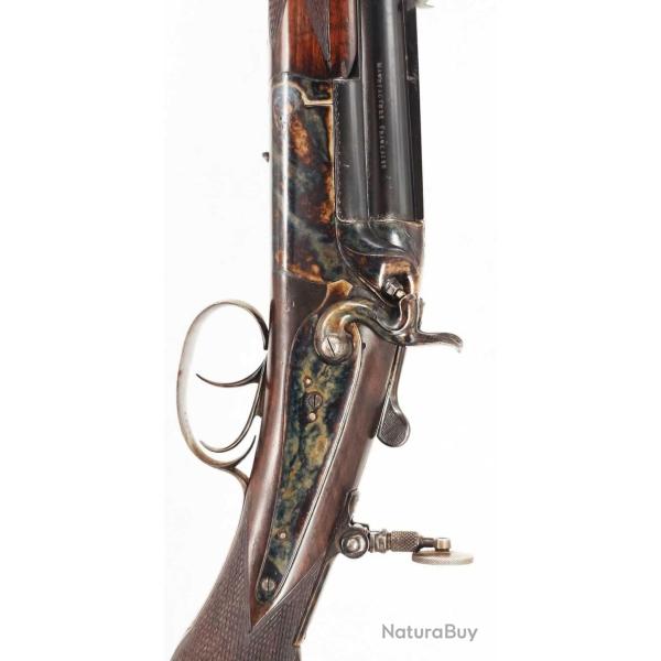 FUSIL DE CHASSE MIXTE MANUFACTURE FRANCAISE D'ARMES ET CYCLES DE SAINT-ETIENNE CALIBRE 12 ET 32W.S. 