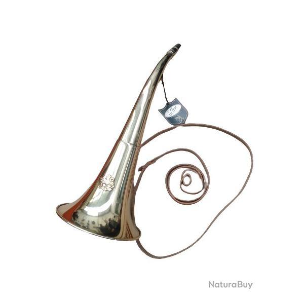 Corne de chasse 40 cm ELLESS avec dcor Sanglier