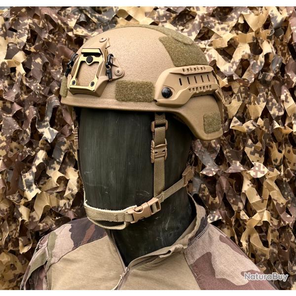 Casque balistique MICH - NIJ3A - marron