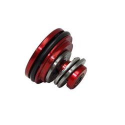 Tete Piston Alu Rouge Ventile w/ Roulement (SHS)
