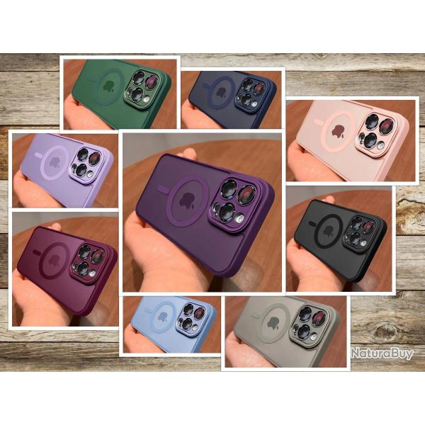 Coque Magsafe Etui Antichoc pour iPhone, Smartphone: Au Choix