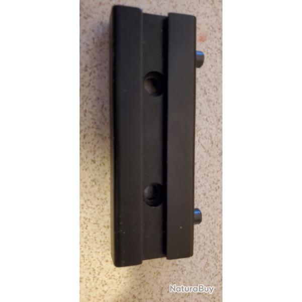 Rail picatinny 20 mm pour lunette 2