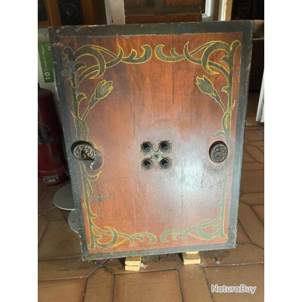 Collectionneur vintage :porte de coffre fort dcoration main