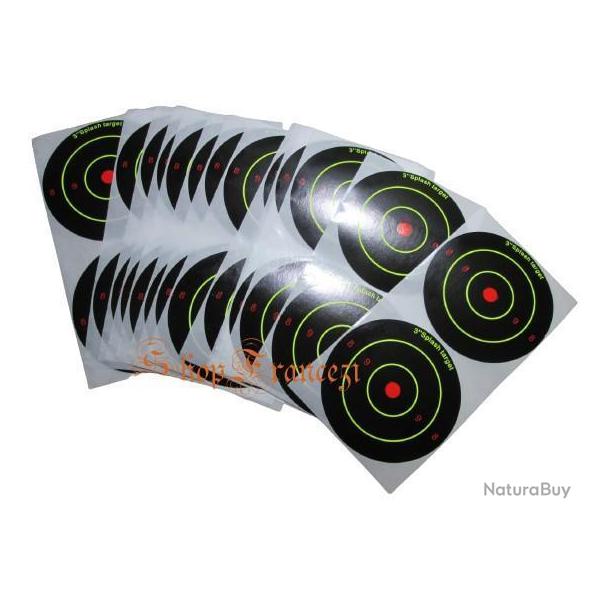 40 cibles a impact fluo  REF3