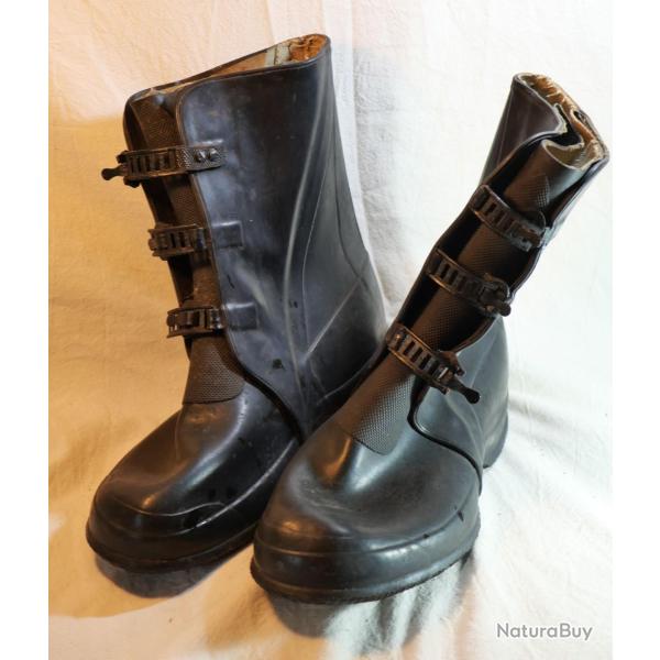 US ARMY Bottes Overshoes  fabrication allemande par PHOENIX (gummi) � HARBURG ref AMF25BOT006