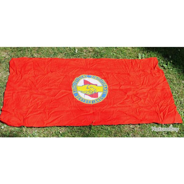 GUERRE FROIDE Drapeau RDA DEUTSCHLANDS SOZIALISTISCHE EINHEITSPARTEI ref SDC24SOV009