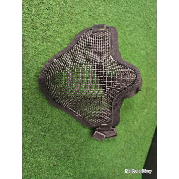 Masque bas visage air soft couleur noir