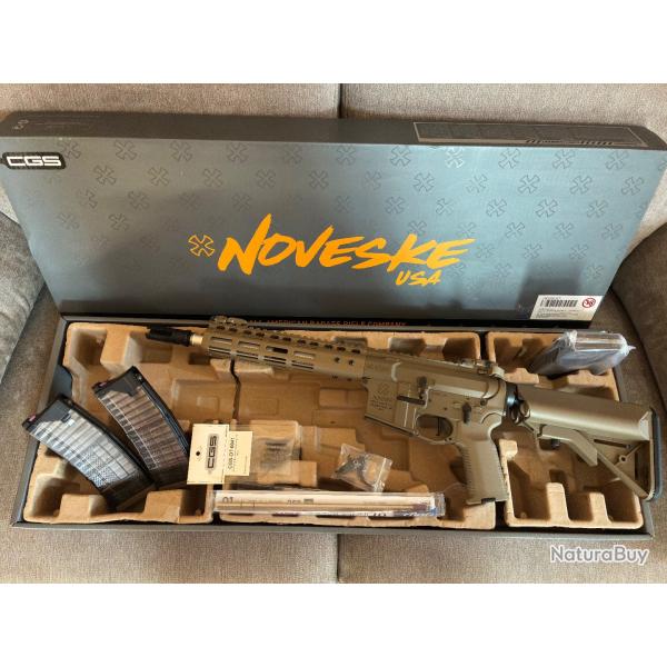 Rplique N4 NOVESKE EMG CGS 9" High Speed Bolt Dark Earth CYMA GBBR + upgrade