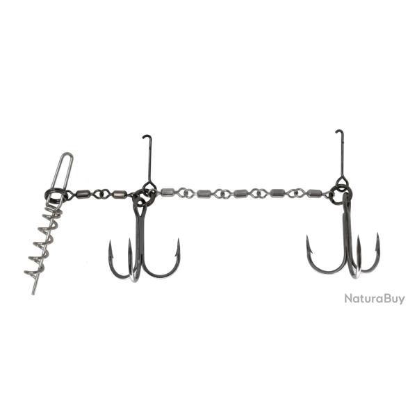 Montage VMC Double Pike Chain L BN - Black Nickel