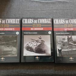 3 dvd sur les chars ww2,plus fascicule de blind&eacute;s