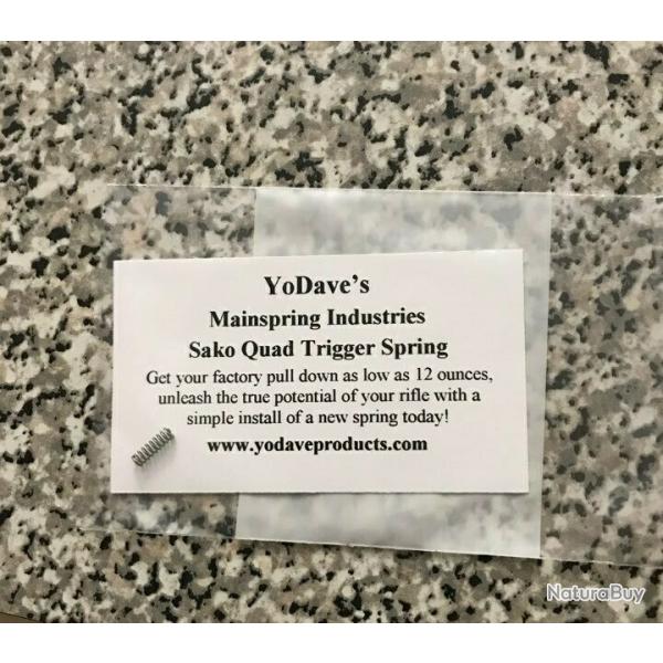 Ressort dtente Yodave pour Sako Quad / 75 / 85 / A7 / S20
