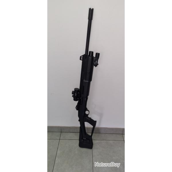 Fusil a pompe tactique rayure droite avec point rouge