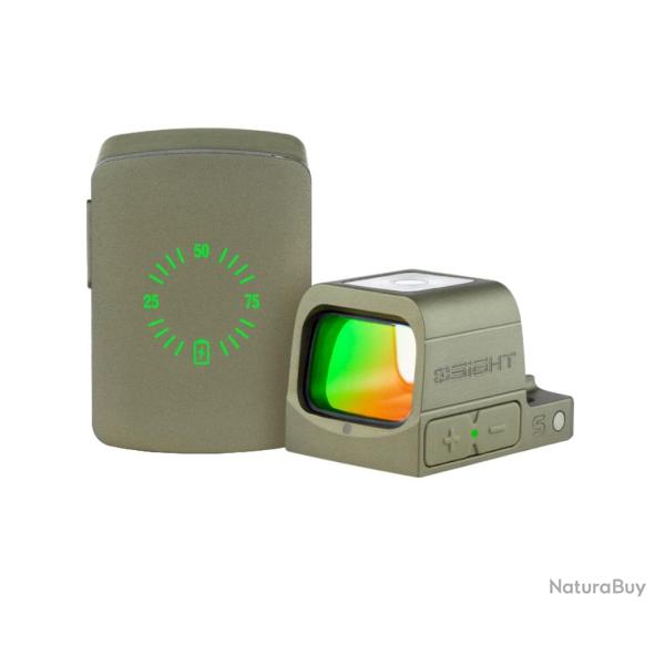 Flash ! Osight S Point de 2 MOA et cercle de 32 MOA OLIVE