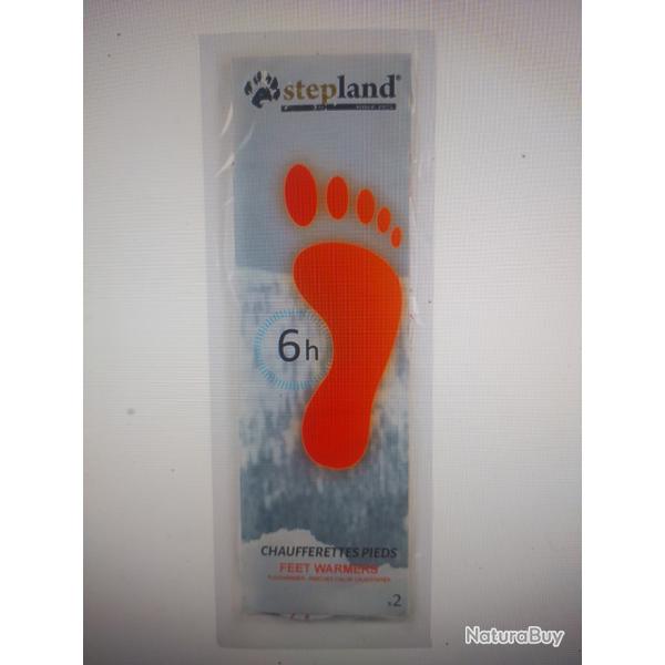 Chaufferettes pieds stepland