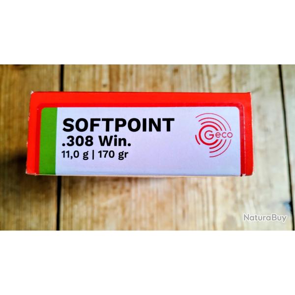 .308 win GECO 170gr SP  - bt 20 pcs