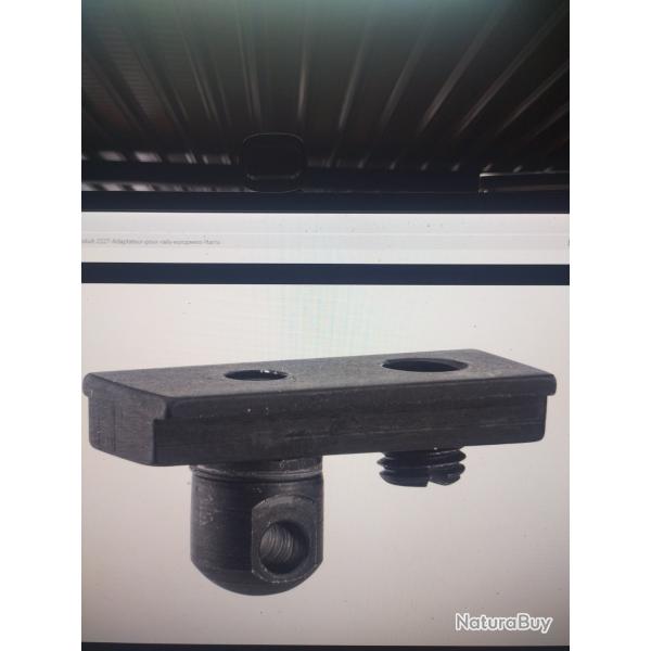 Adaptateur pour rail europens harris