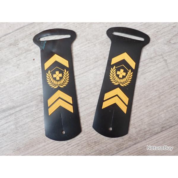 Insigne d'�paule, �paulettes, grade suisse. Galon