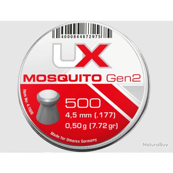 500 PLOMBS UMAREX MOSQUITO 0.50G