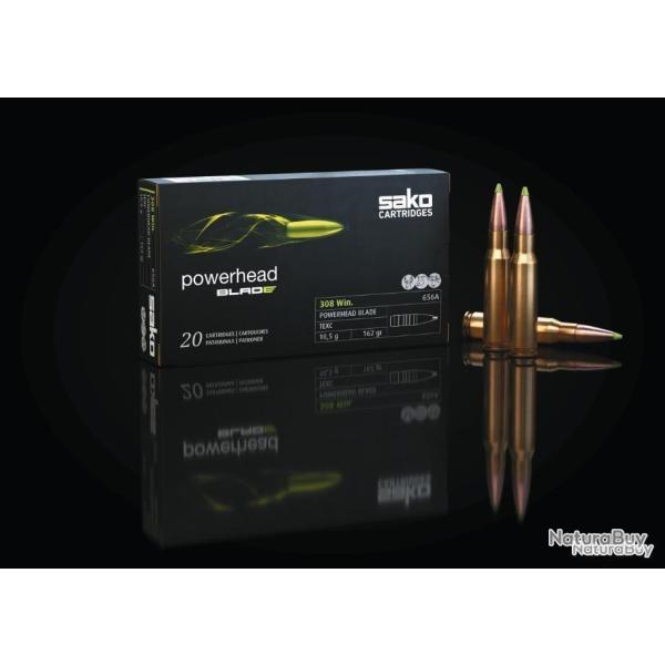 CART SAKO 300WIN MAG POWERHEAD BLADE TEC 11.3G 175GR 659A SANS PLOMB